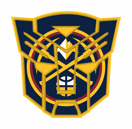 Autobots Denver Nuggets logo iron on paper